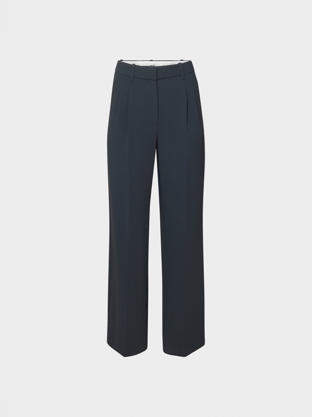 Wilfred Creppette Navy Blue Effortless Wide Leg